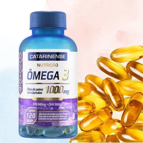 Imagem de Kit 3 Vitamina Ômega 3 120 Cápsulas - Catarinense