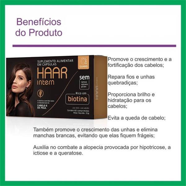 Imagem de Kit 3 Vitaminas Cabelo Pela Haar Interm 60 Capsulas - Airela