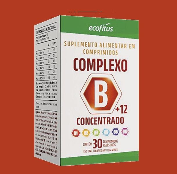 Imagem de Kit 3 Vitaminas Complexo B Concentrado 30 Comp - Ecofitus