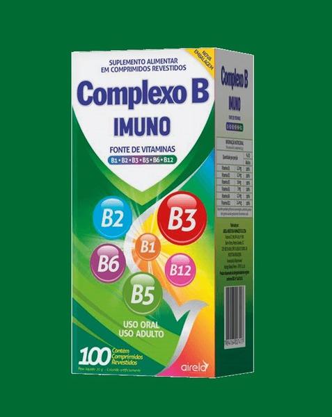 Imagem de Kit 3 Vitaminas Complexo B Imuno C/100 Comprimidos - Airela