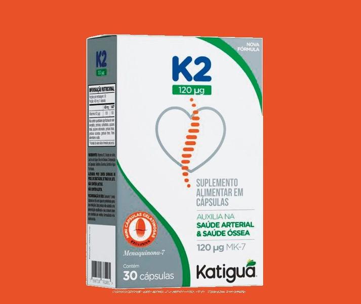 Imagem de Kit 3 Vitaminas K2 120mg 100% Idr  30Capsulas - Katigua