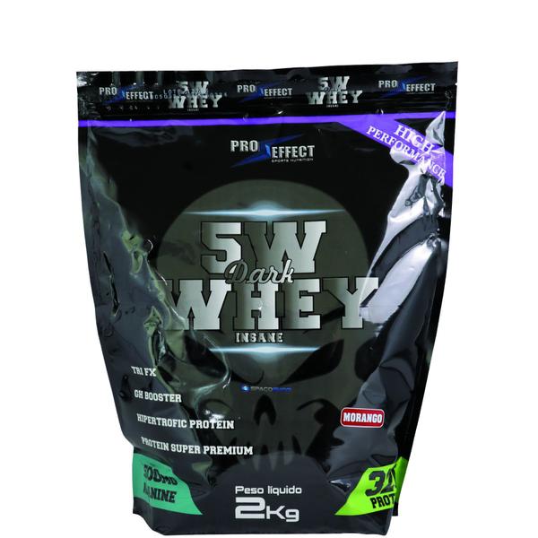 Imagem de Kit 3 Whey Protein 6kg Isolado 5w Dark Insane Morango