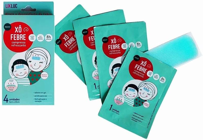 Kit 3 Xô Febre Adesivo Compressas Alivio Febre Likluc Refrescante Imagem de Kit 3 Xô Febre Adesivo Compressas Alivio Febre Likluc Refrescante