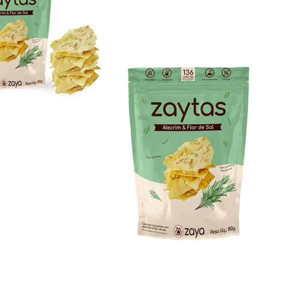 Kit 3 Zaytas Alecrim Flor de Sal Lascas Crocantes S Glúten - BM UTILIDADES Imagem de Kit 3 Zaytas Alecrim Flor de Sal Lascas Crocantes S Glúten