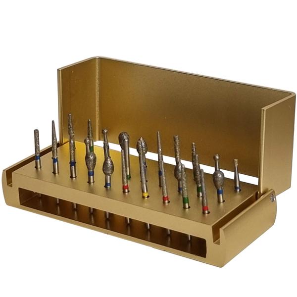 Imagem de Kit 30 Brocas Diamantadas 1.6mm Dental Alta Velocidade