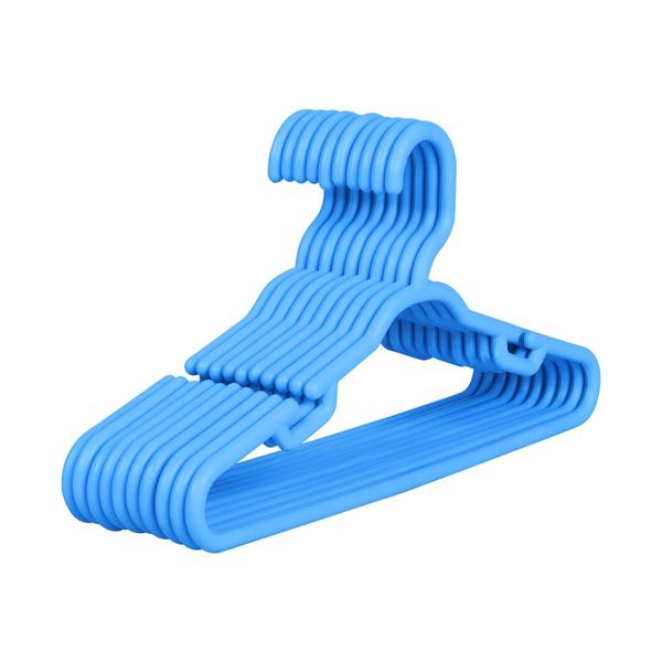 Kit 30 Cabide Infantil Reforçado Azul 8mm - Amilplast Imagem de Kit 30 Cabide Infantil Reforçado Azul 8mm