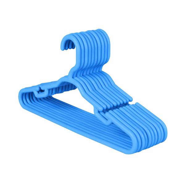 Kit 30 Cabide Infantil Reforçado Azul 8mm - Amilplast Imagem de Kit 30 Cabide Infantil Reforçado Azul 8mm