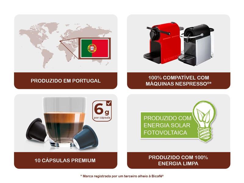 Imagem de Kit 30 Cápsulas Café Bicafé Premium P/ Máquinas Nespresso*