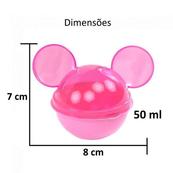 Imagem de Kit 30 Mini Porta Mix Orelhas Minnie Doces Lembrança Festa