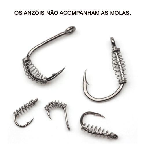 Imagem de Kit 30 Molas Pesca Isca Massa Massinha Não Sair Do Anzol