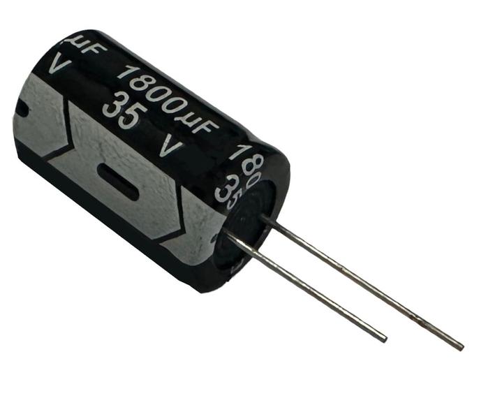 Imagem de Kit 30 pçs capacitor eletrolitico 1800x35v - 1800uf x 35v