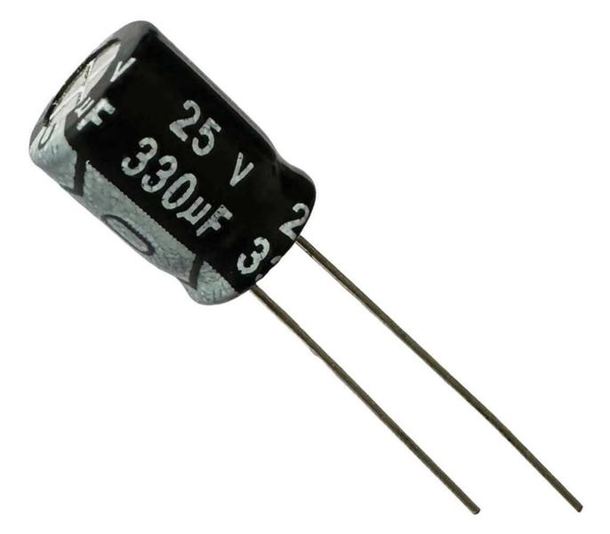 Imagem de KIT 30 PÇS CAPACITOR ELETROLITICO 330X25V - 330UF X 25V 105º