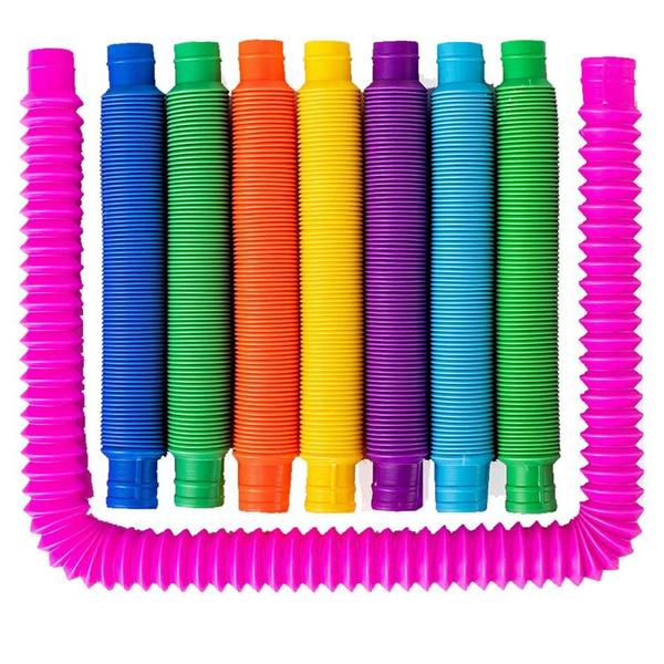 Imagem de Kit 30 POP TUBE GRANDE Tubo Fidget Toy Sensorial Descompressão Anti Stress