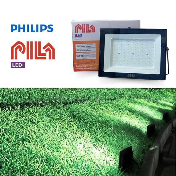 Imagem de Kit 30 Refletores Led Philips Pila 100w Ip65 Holofote 6500k