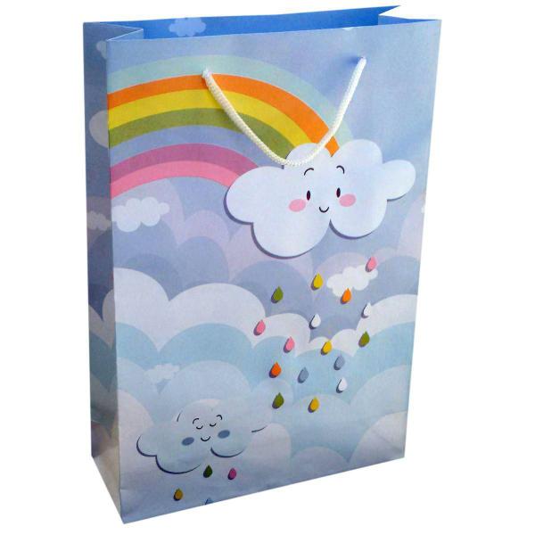 Imagem de Kit 30 Sacolas Chuva De Benção E Amor 25X17X6Cm  Festa