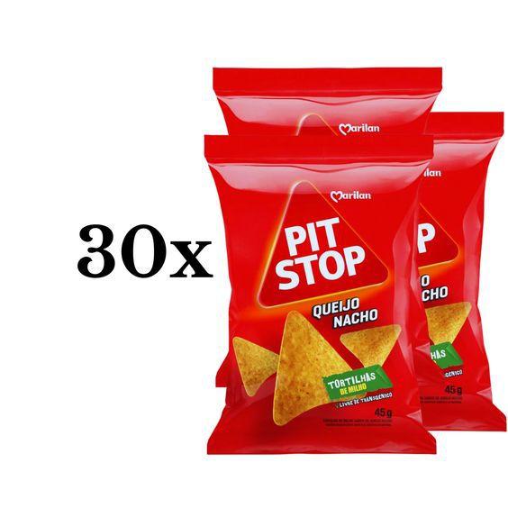 Kit 30 Salgadinhos Nachos Queijo Snack/ Lanche Escolar Delicosamente Crocante e Saboroso - Marilan Imagem de Kit 30 Salgadinhos Nachos Queijo Snack/ Lanche Escolar Delicosamente Crocante e Saboroso