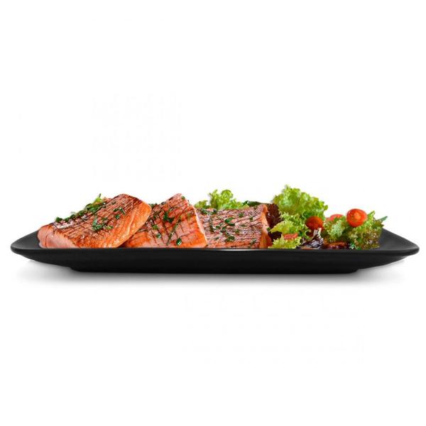 Imagem de Kit 30 Travessas Retangulares 27 Cm em Melamina/Plastico para Sushi  Bestfer 