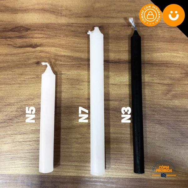 Kit 30 Velas Palito Coloridas 16cm 15g 100% Parafina - Envio Rápido - Chama de Ouro Imagem de Kit 30 Velas Palito Coloridas 16cm 15g 100% Parafina - Envio Rápido
