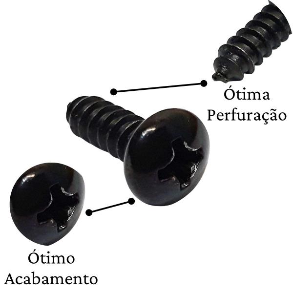 Imagem de Kit 300 Peças Parafusos Rosca Soberbos Para Alto Falante 13mm 22mm 38mm Pequeno Médio Grande