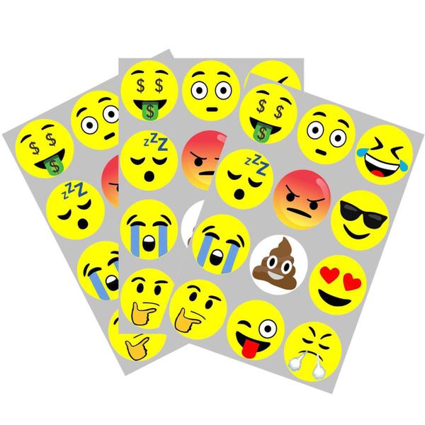 Imagem de Kit 36 Imãs De Emoji