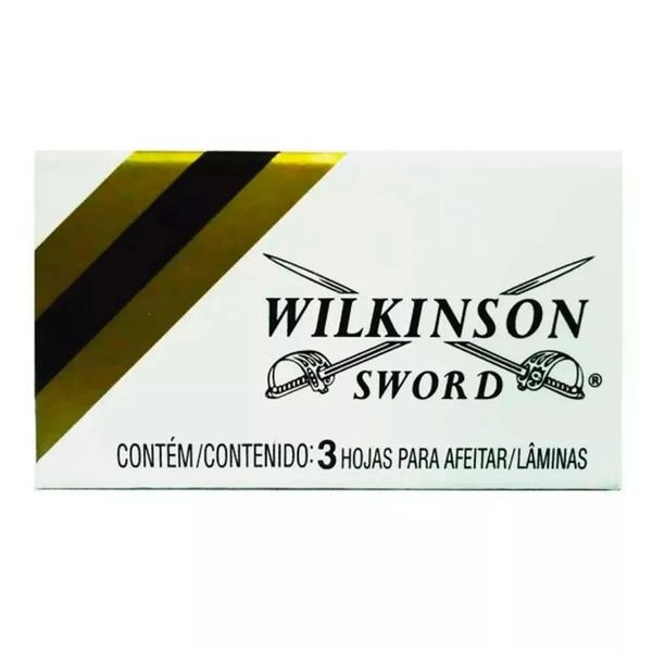 Imagem de Kit 36 Lâminas de Barbear Profissional Aço Inox Wilkinson Sword 12 Caixas c/ 3