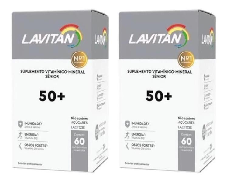 Imagem de Kit 3cx Lavitan 50+ Sênior 60 Comprimidos - Cimed