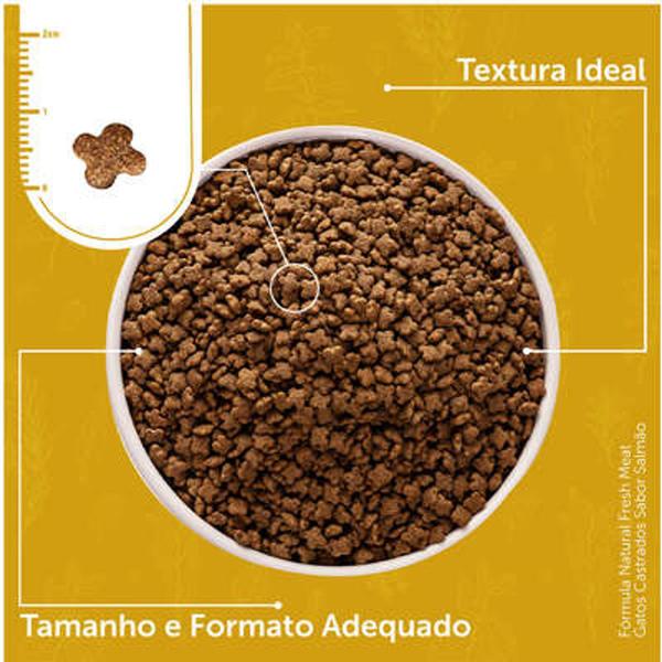 Imagem de Kit 3pct Ração 500g Formula Natural Gatos Adultos Castrados Salmão