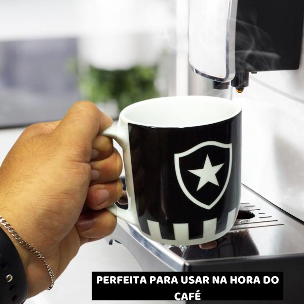 Imagem de Kit 3Un Caneca Xicara Porcelana Premium Urban 300ml Café Botafogo Glorioso Oficial Selo