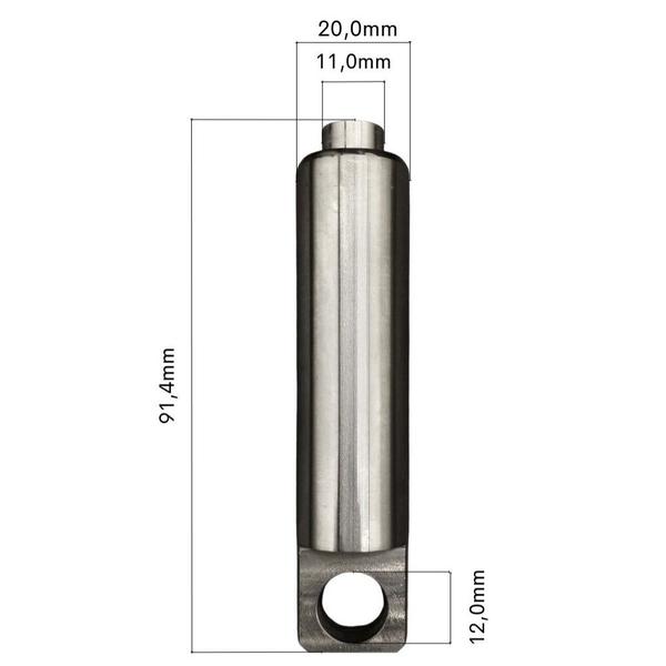 Imagem de Kit 3un Pistão Embolo 20mm sem Trava Lavadora Karcher HD10/25 8/15 12/15 10/25 8/15 8/17 55534830