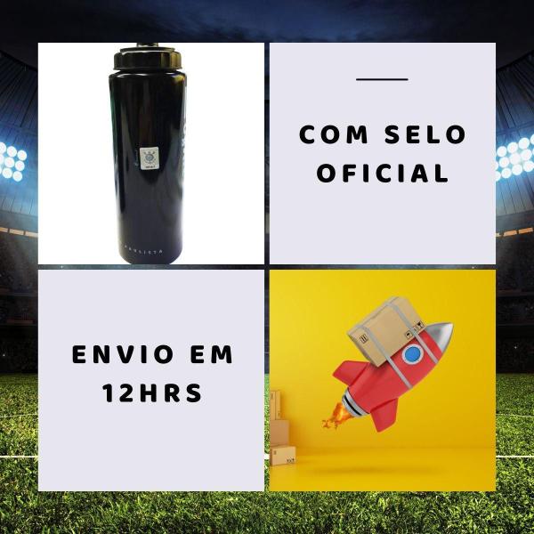 Kit 3Un Squeeze 950Ml Garrafa Preta D'Água Trooper Academia - Brasfoot Imagem de Kit 3Un Squeeze 950Ml Garrafa Preta D'Água Trooper Academia