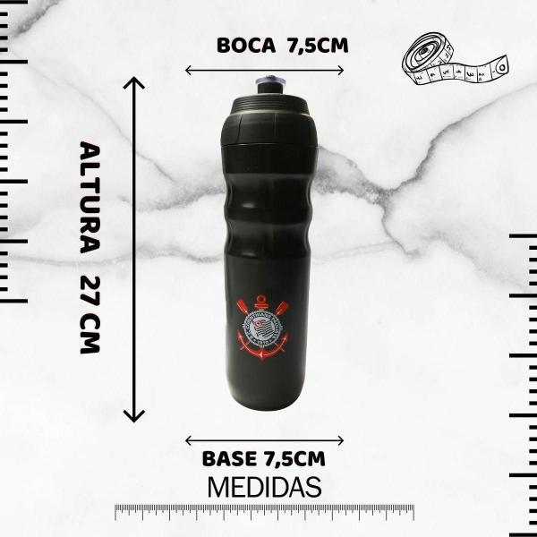 Imagem de Kit 3Un Squeeze Top Térmica 550Ml Garrafa Preto Academia