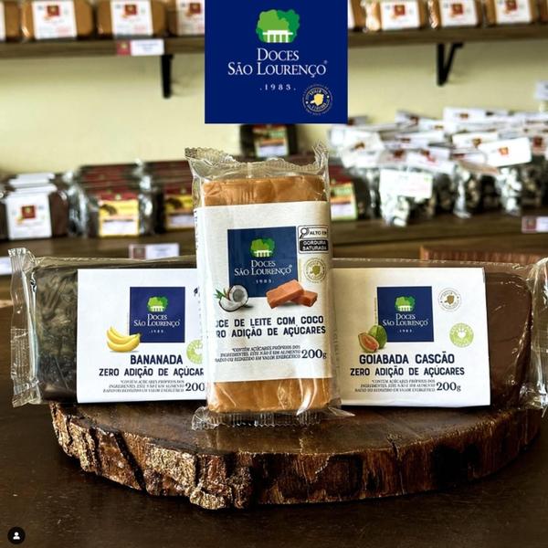 Kit 3Und Doce De Leite S Lourenco Zero Ad. De Açucar 200G - São Lourenço Imagem de Kit 3Und Doce De Leite S Lourenco Zero Ad. De Açucar 200G