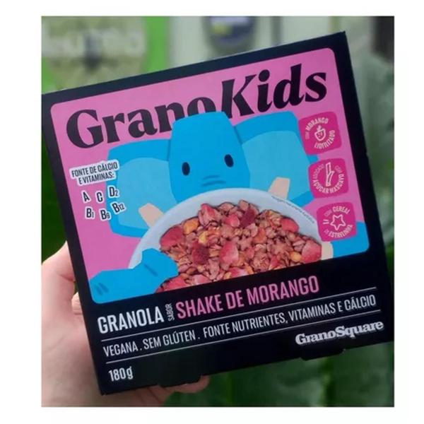 Imagem de Kit 3Und Granola Granokids (Banana, Chocolate E Shake) 180G