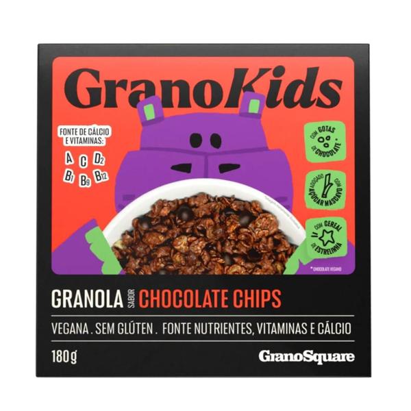 Imagem de Kit 3Und Granola Granokids (Banana, Chocolate E Shake) 180G