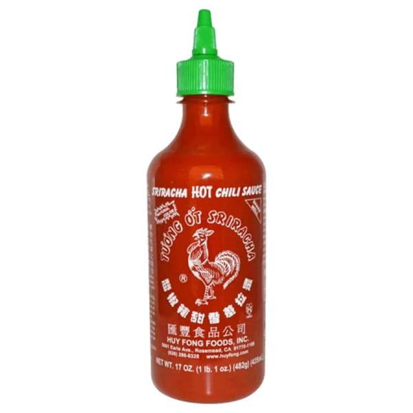 Imagem de Kit 3Und Molho De Pimenta Sriracha Huy Fong 482Ml (U.S.A)