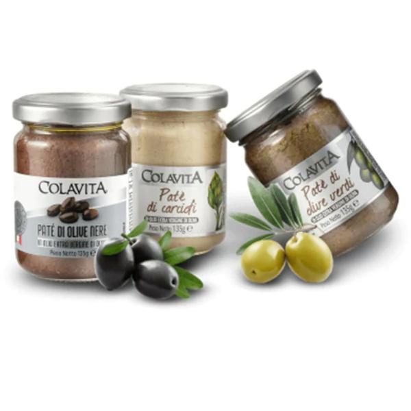 Imagem de Kit 3und Patê de Azeitona Verde (Olive Verdi) COLAVITA 135g