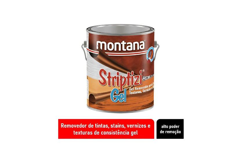 Imagem de Kit 3und Removedor De Tinta Gel Striptizi Montana 1kg