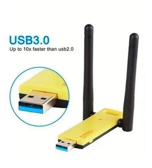 Imagem de Kit 3X Adaptador Usb Wireless Dual Band Ac1200 5Ghz 1200Mbps