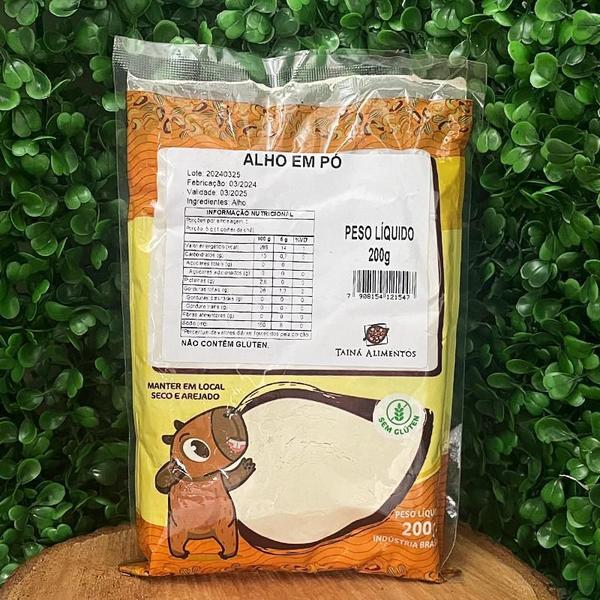 Kit 3X: Alho Em Pó Tainá Alimentos 200G Imagem de Kit 3X: Alho Em Pó Tainá Alimentos 200G
