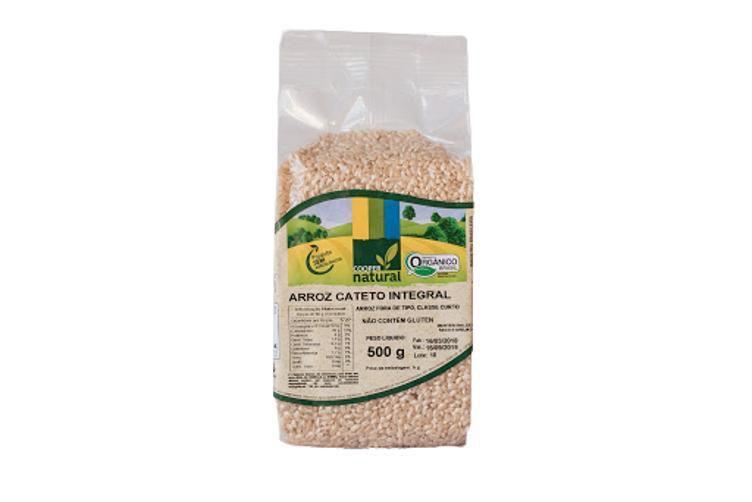 Imagem de Kit 3X: Arroz Cateto Integral Orgânico Coopernatural 500G