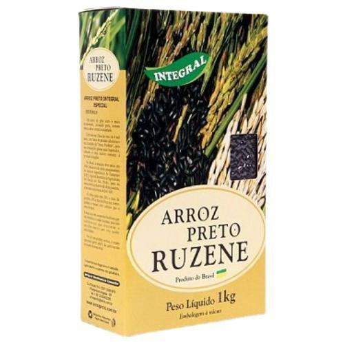 Imagem de Kit 3X: Arroz Negro Integral Ruzene 1Kg