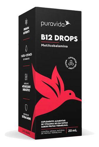 Kit 3x B12 Metil Drops Metilcobalamina, Em Gotas, Puravida Imagem de Kit 3x B12 Metil Drops Metilcobalamina, Em Gotas, Puravida