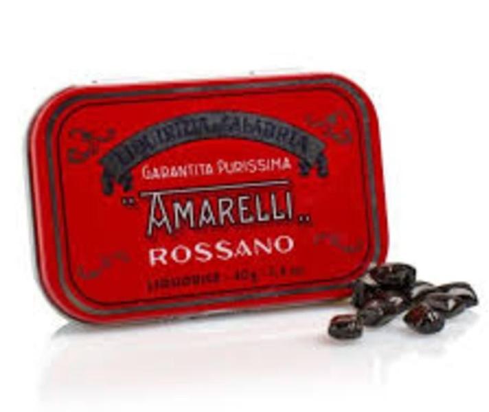 Kit 3x Bala De Alcaçuz Pura Rossa Amareli 40g - Amarelli Imagem de Kit 3x Bala De Alcaçuz Pura Rossa Amareli 40g
