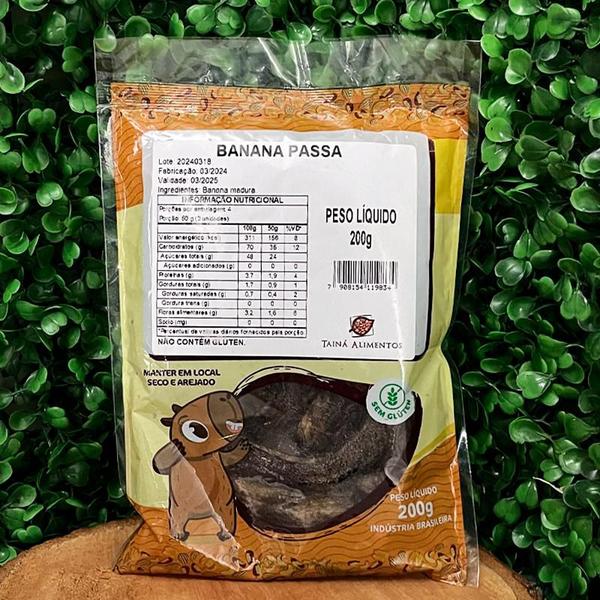 Imagem de Kit 3X: Banana Passa Tainá Alimentos 200g