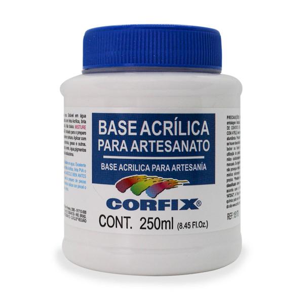 Imagem de Kit 3x Base Acrílica para Artesanato 250ml Corfix