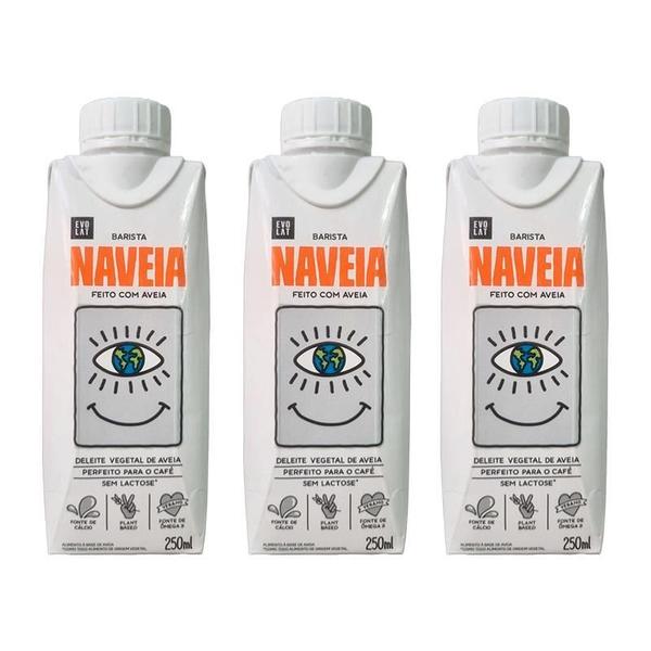 Imagem de Kit 3X: Bebida Vegetal De Aveia Barista Naveia 250Ml