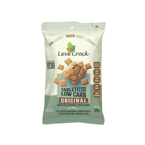 Imagem de Kit 3X: Biscoito Tabletito Original Low Carb Leve Crock 50G