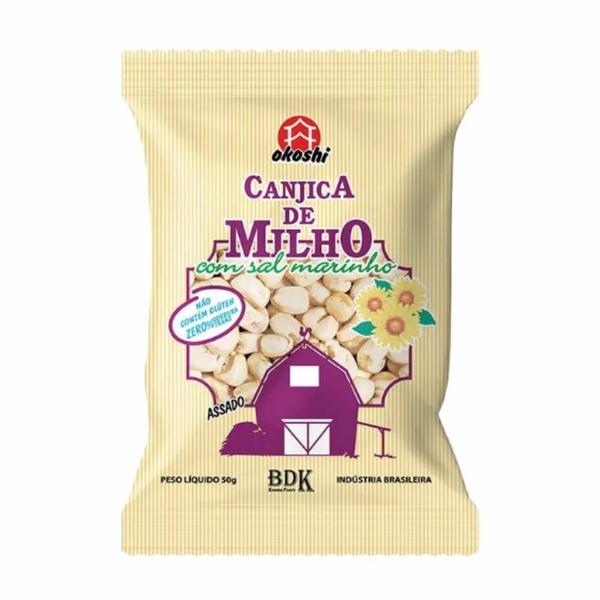 Imagem de Kit 3X: Canjica De Milho Com Sal Marinho Okoshi 50G