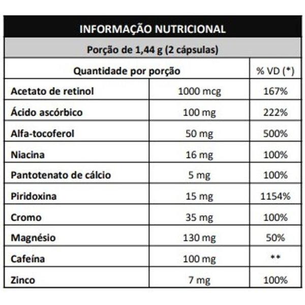 Kit 3x Celfree Cromo e Cafeína (Zinco, Magnésio e Vitaminas) 60 Caps 720mg Ekobé Imagem de Kit 3x Celfree Cromo e Cafeína (Zinco, Magnésio e Vitaminas) 60 Caps 720mg Ekobé