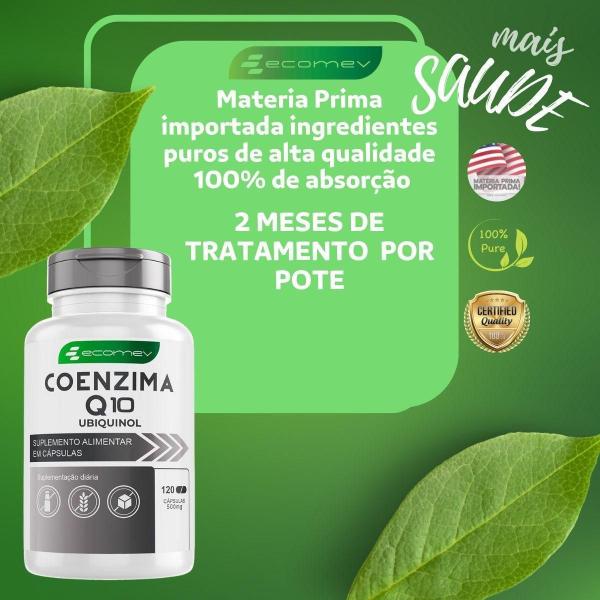 Imagem de Kit 3X Coenzima Q10 Ubiquinol 500Mg 360Cáp Ecomev